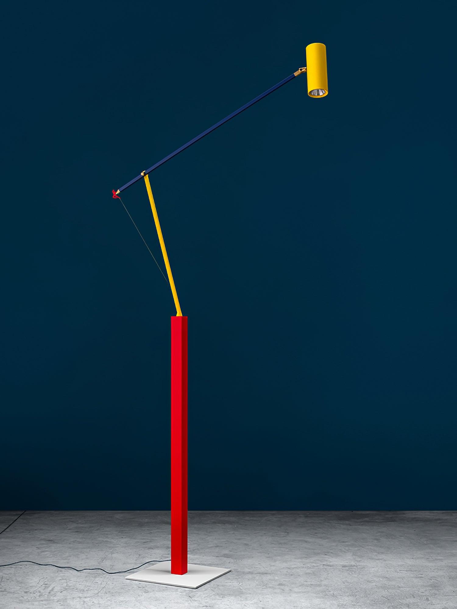 Modern Ettorino Style Adjustable LED Floor Lamp for Reading and Living Spaces