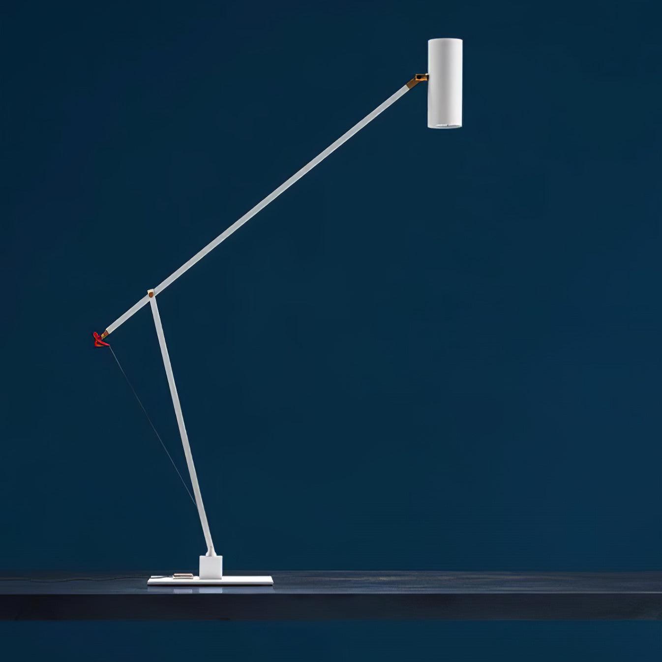 Modern Ettorino LED Table Lamp with Adjustable Arm for Task Lighting and Home Office