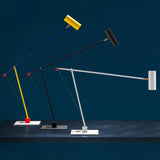 Modern Ettorino LED Table Lamp with Adjustable Arm for Task Lighting and Home Office