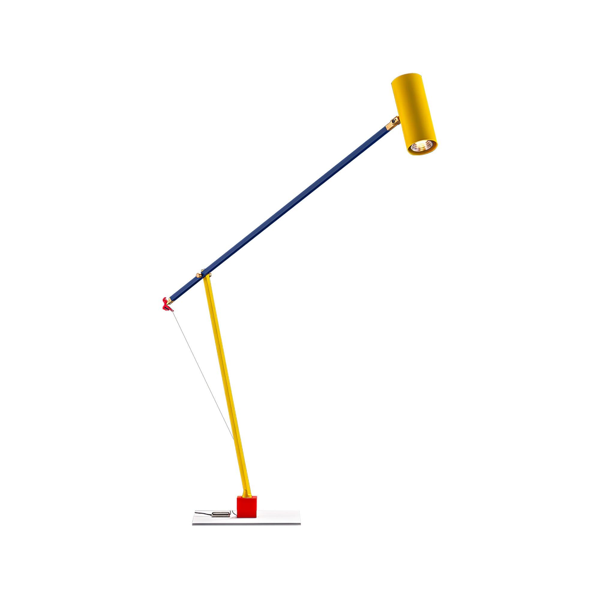 Modern Ettorino LED Table Lamp with Adjustable Arm for Task Lighting and Home Office