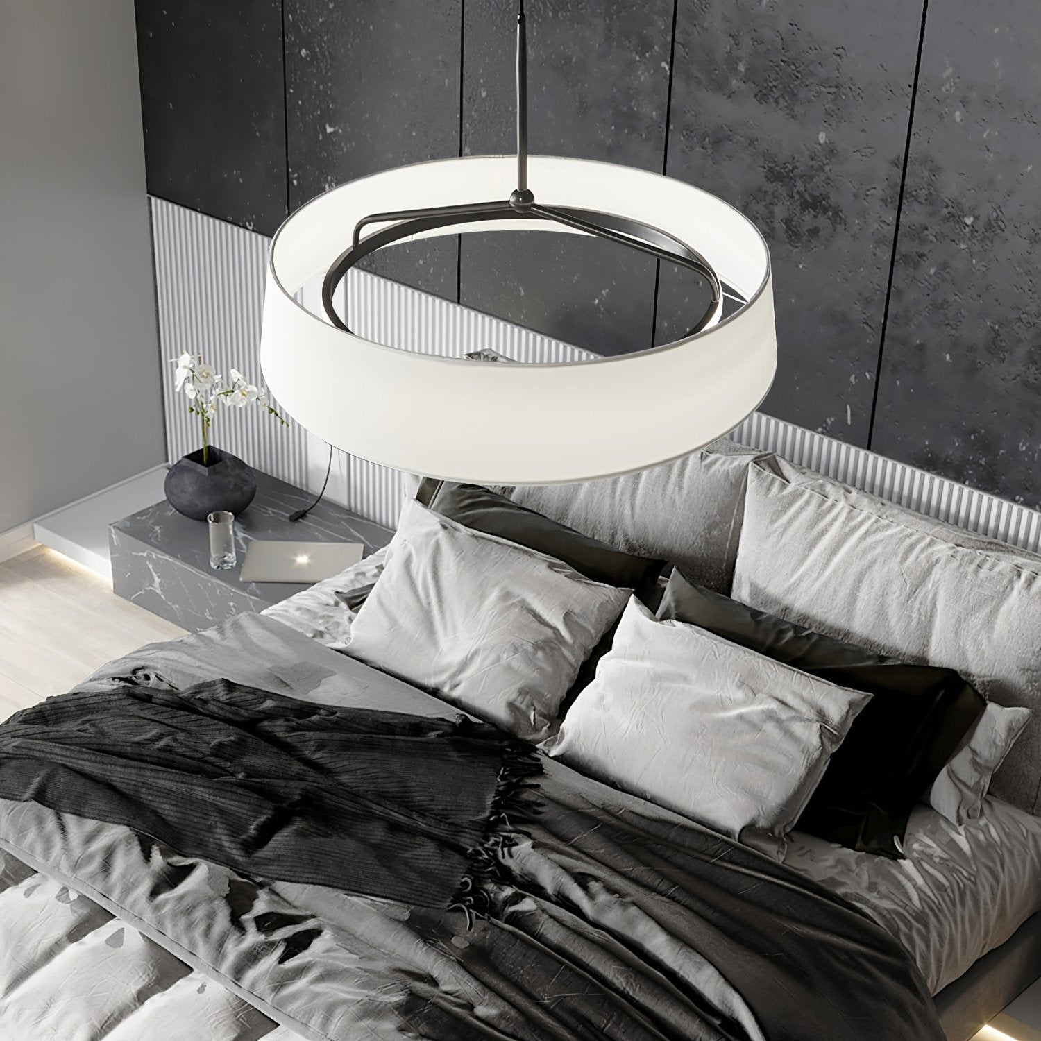 modern-copper-and-fabric-shade-pendant-light-integrated-led-dining-room-ceiling-fixture