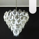 murano-style-transparent-glass-sheet-chandelier-with-gold-chrome-nickel-metal-frame