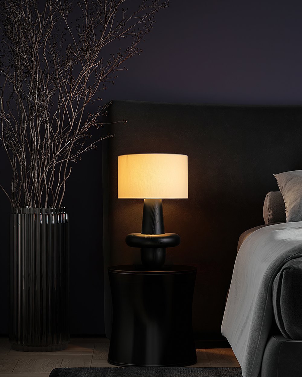 modern-eyelet-table-lamp-with-solid-wood-base-and-white-cloth-shade-for-bedside-lighting