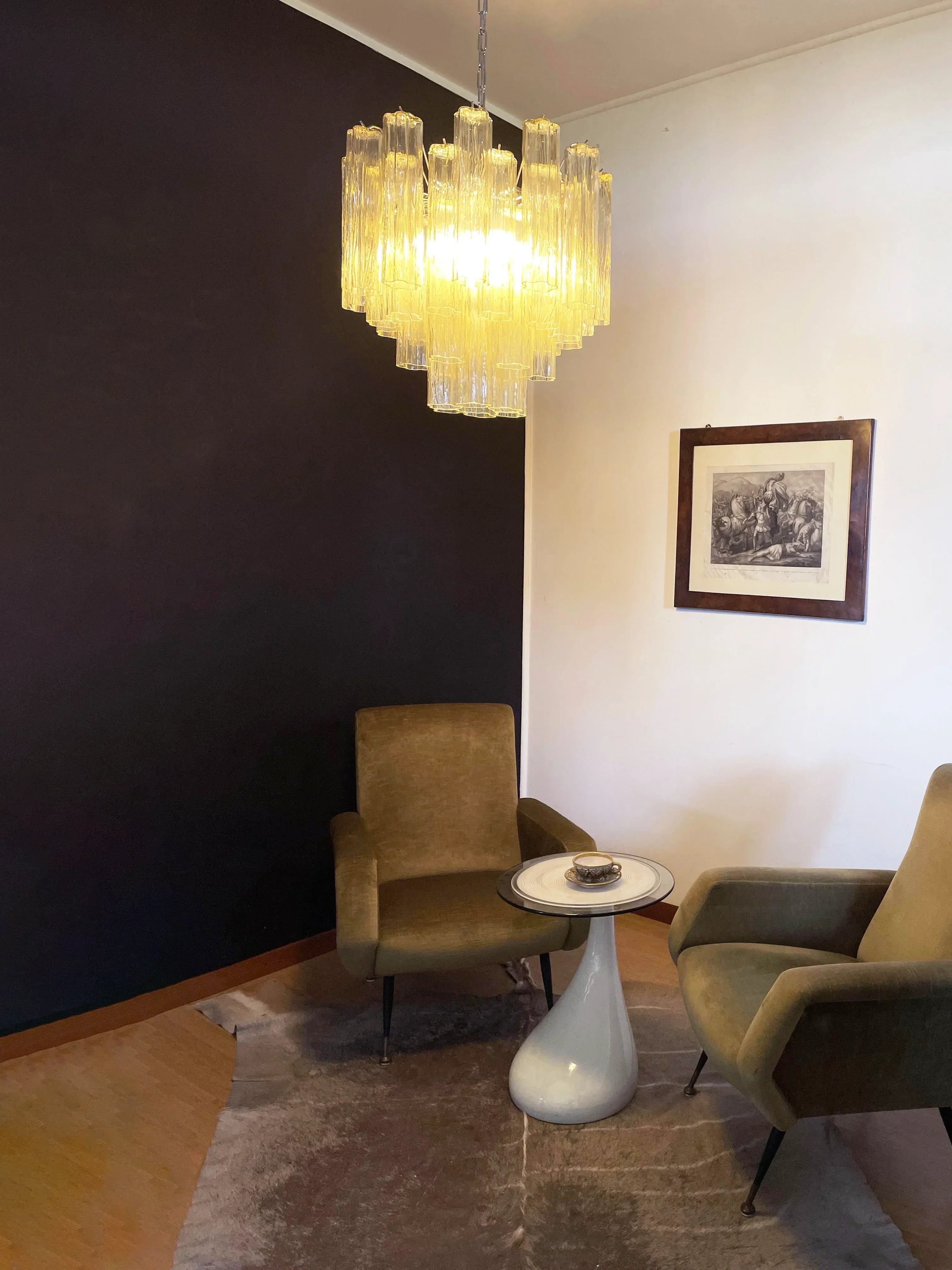 amber-murano-glass-tube-pendant-chandelier-for-living-dining-rooms-and-foyers