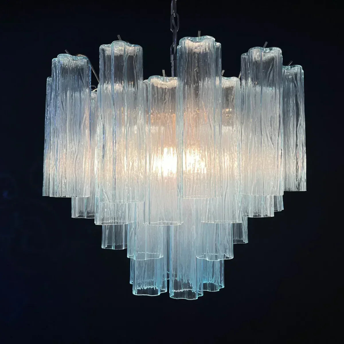 handcrafted-blue-murano-glass-tube-chandelier-elegant-modern-ceiling-light-fixture