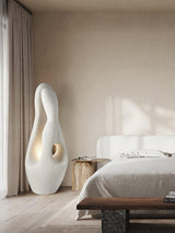 Modern Organic Sculptural Standing Lamp for Contemporary Interior Decor and Ambient Living Room Lighting