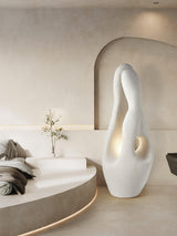 Modern Organic Sculptural Standing Lamp for Contemporary Interior Decor and Ambient Living Room Lighting