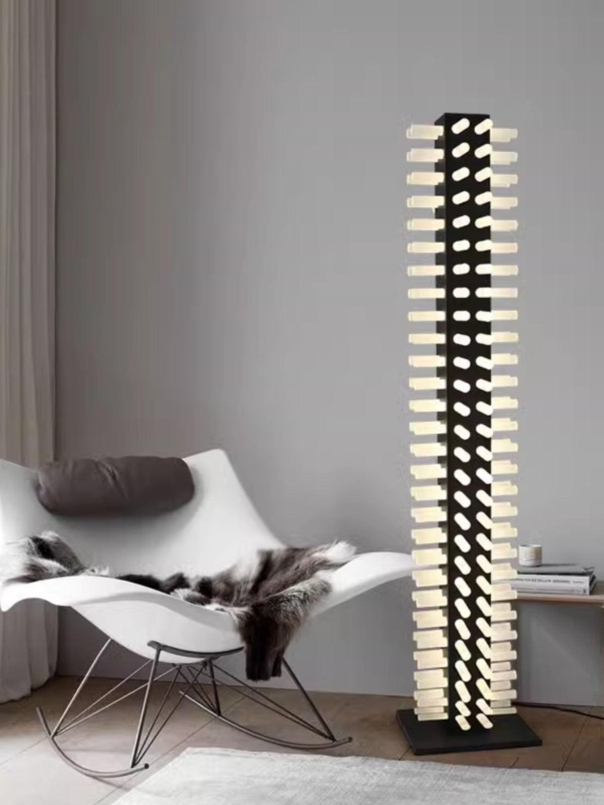 Filing Stand Minimalist Ambient Floor Lamp for Modern Living Room and Office Spaces