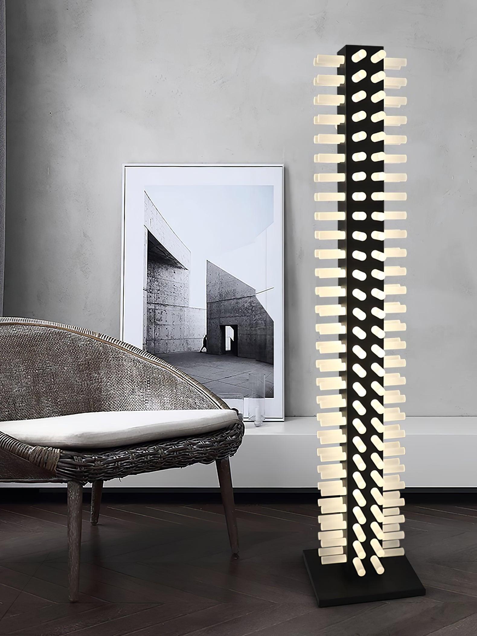 Filing Stand Minimalist Ambient Floor Lamp for Modern Living Room and Office Spaces
