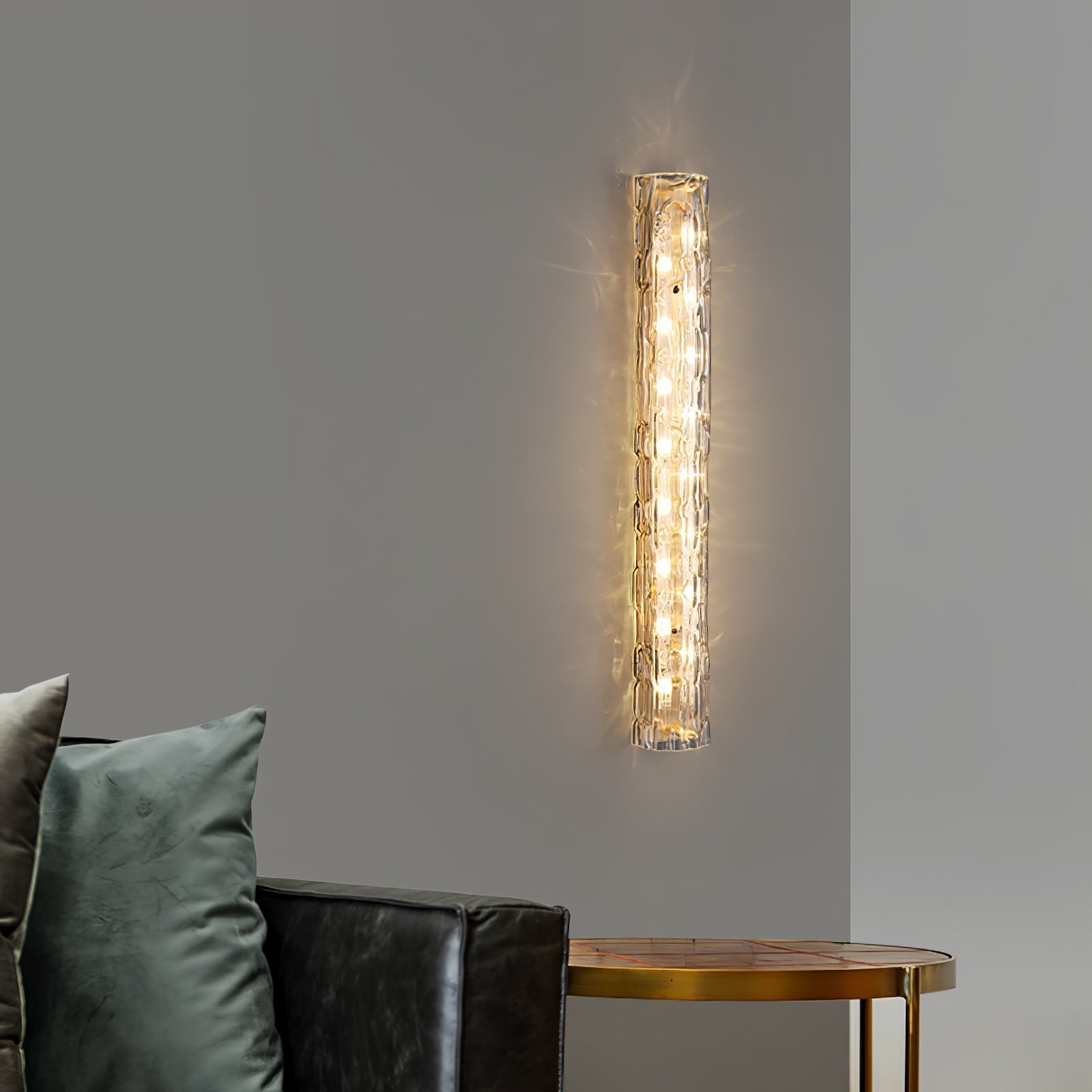 modern-brass-and-water-grained-glass-led-wall-sconce-light-set-of-2