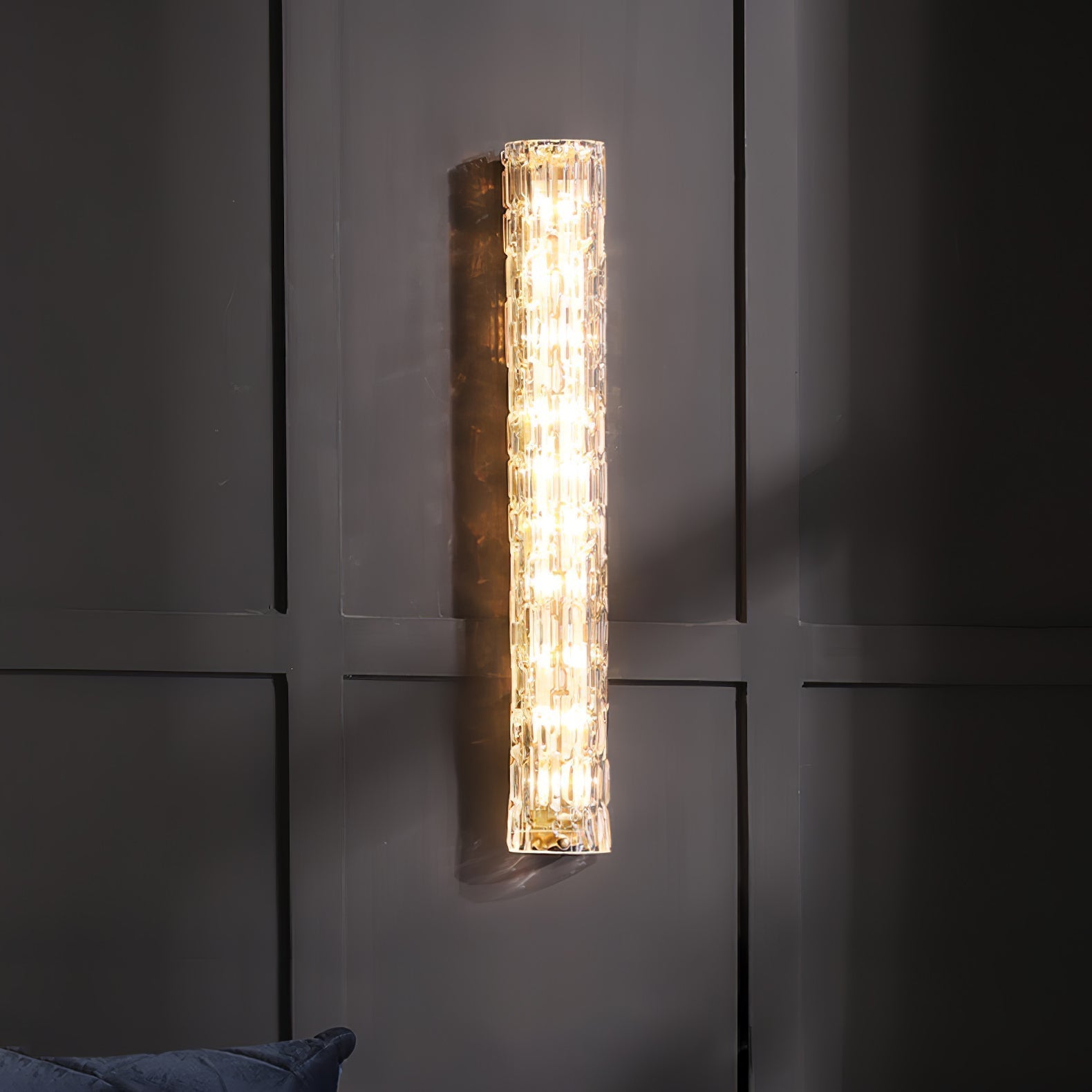 modern-brass-and-water-grained-glass-led-wall-sconce-light-set-of-2