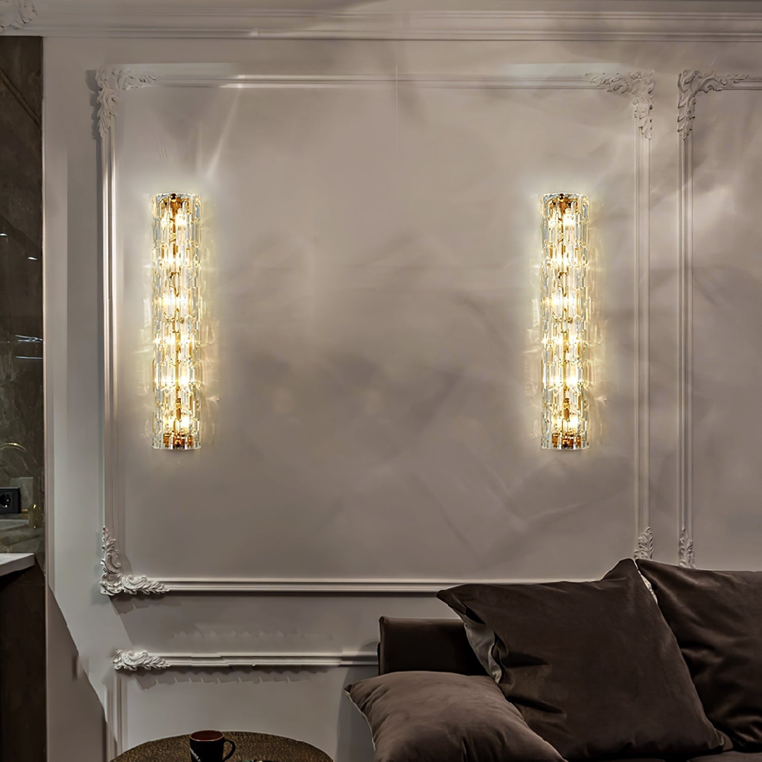 modern-brass-and-water-grained-glass-led-wall-sconce-light-set-of-2