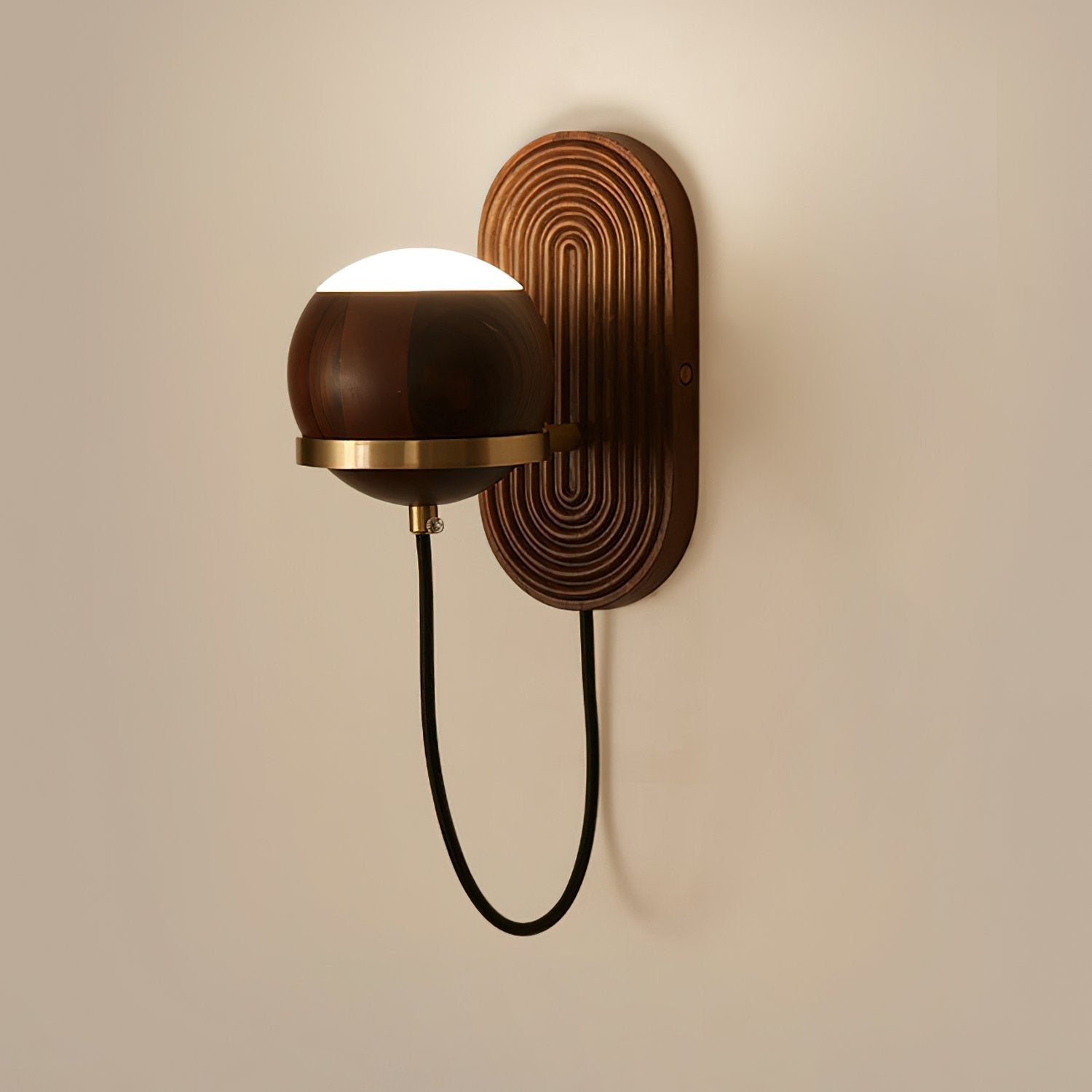 modern-walnut-wood-and-brass-round-wall-lamp-with-tri-color-integrated-led-sconce
