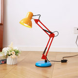 Colorful Multi Jointed Adjustable Arm Desk Lamp for Reading and Study Area Lighting