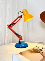 Colorful Multi Jointed Adjustable Arm Desk Lamp for Reading and Study Area Lighting