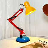 Colorful Multi Jointed Adjustable Arm Desk Lamp for Reading and Study Area Lighting
