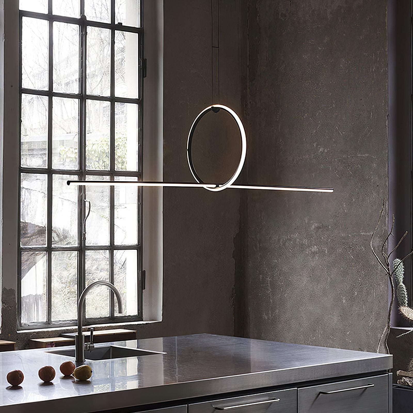 modern-geometric-linear-led-pendant-light-black-iron-kitchen-island-chandelier