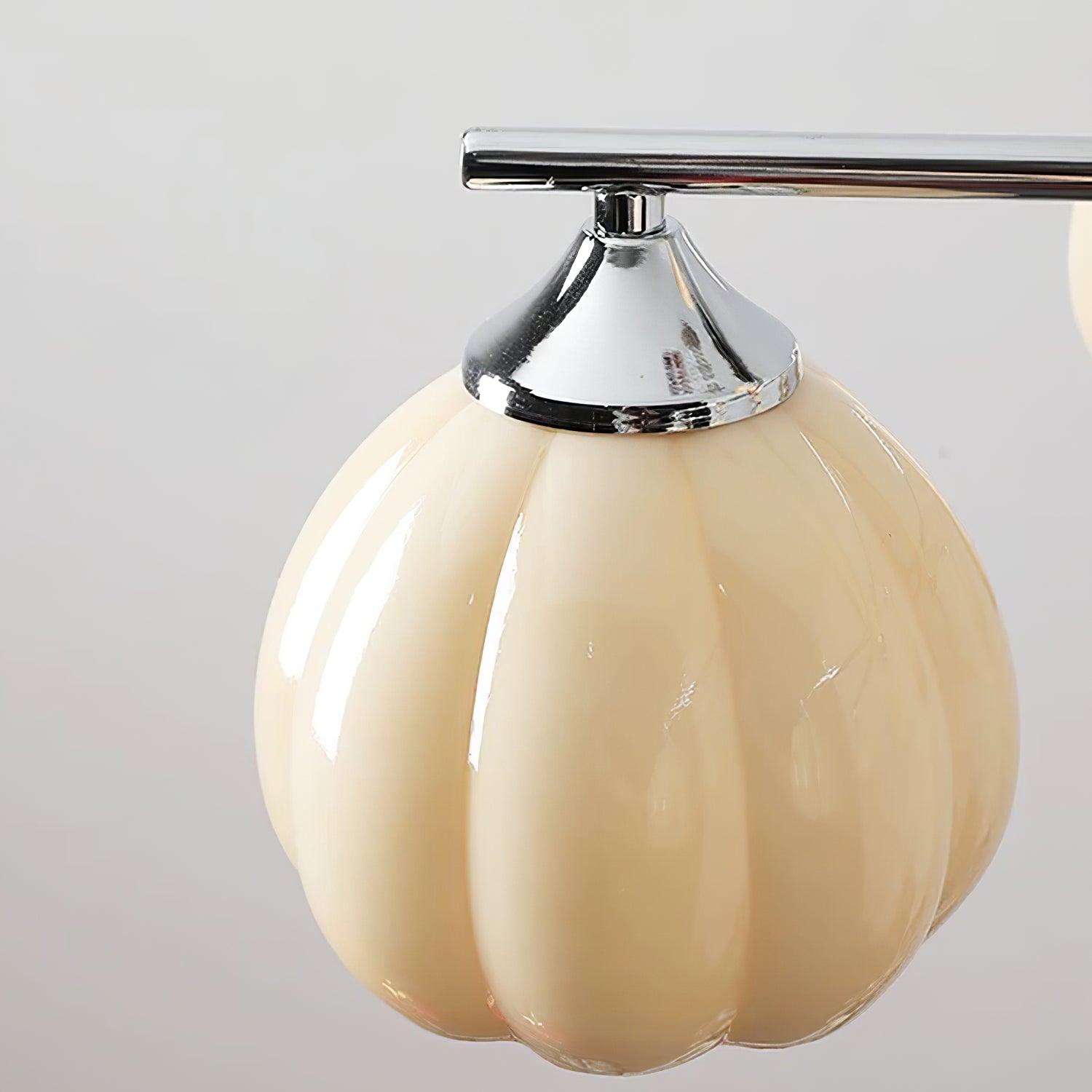 Modern Flower Buds Flush Mount Ceiling Light with Floral Glass Shades