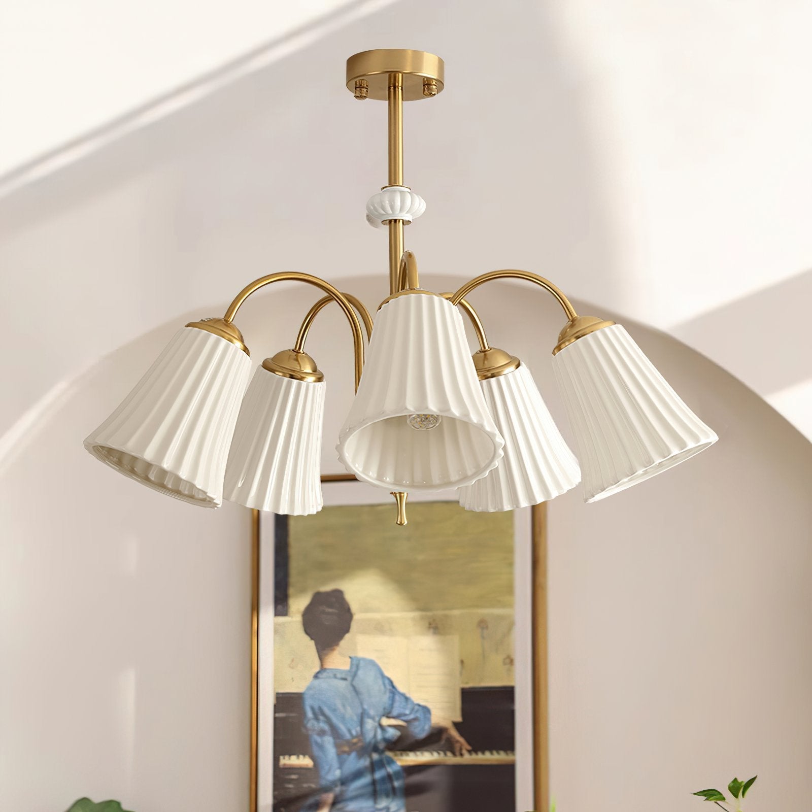 modern-ceramic-flower-cup-chandelier-with-brass-finish-elegant-pendant-ceiling-lighting