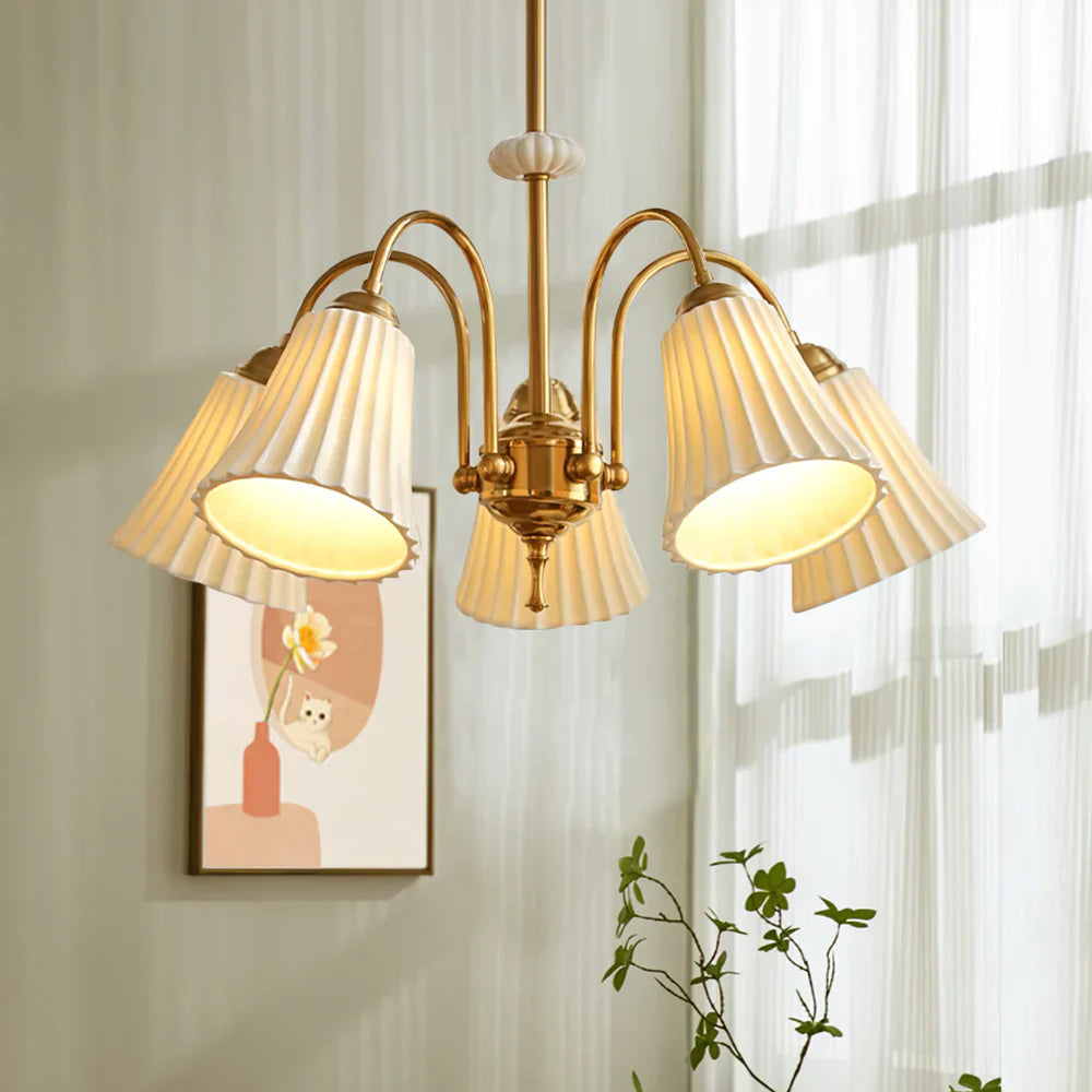 modern-ceramic-flower-cup-chandelier-with-brass-finish-elegant-pendant-ceiling-lighting