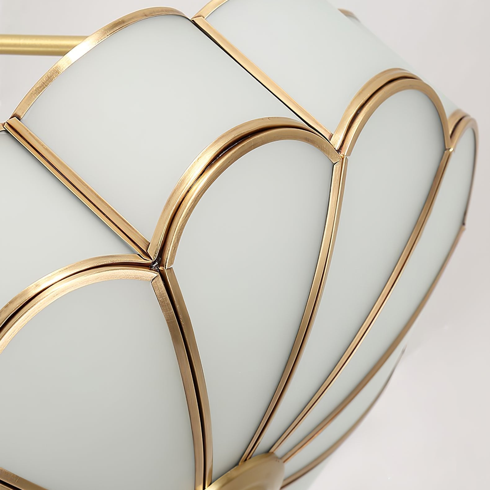 Modern Flower Shape Frosted Glass Flush Mount Light for Bedrooms and Hallways