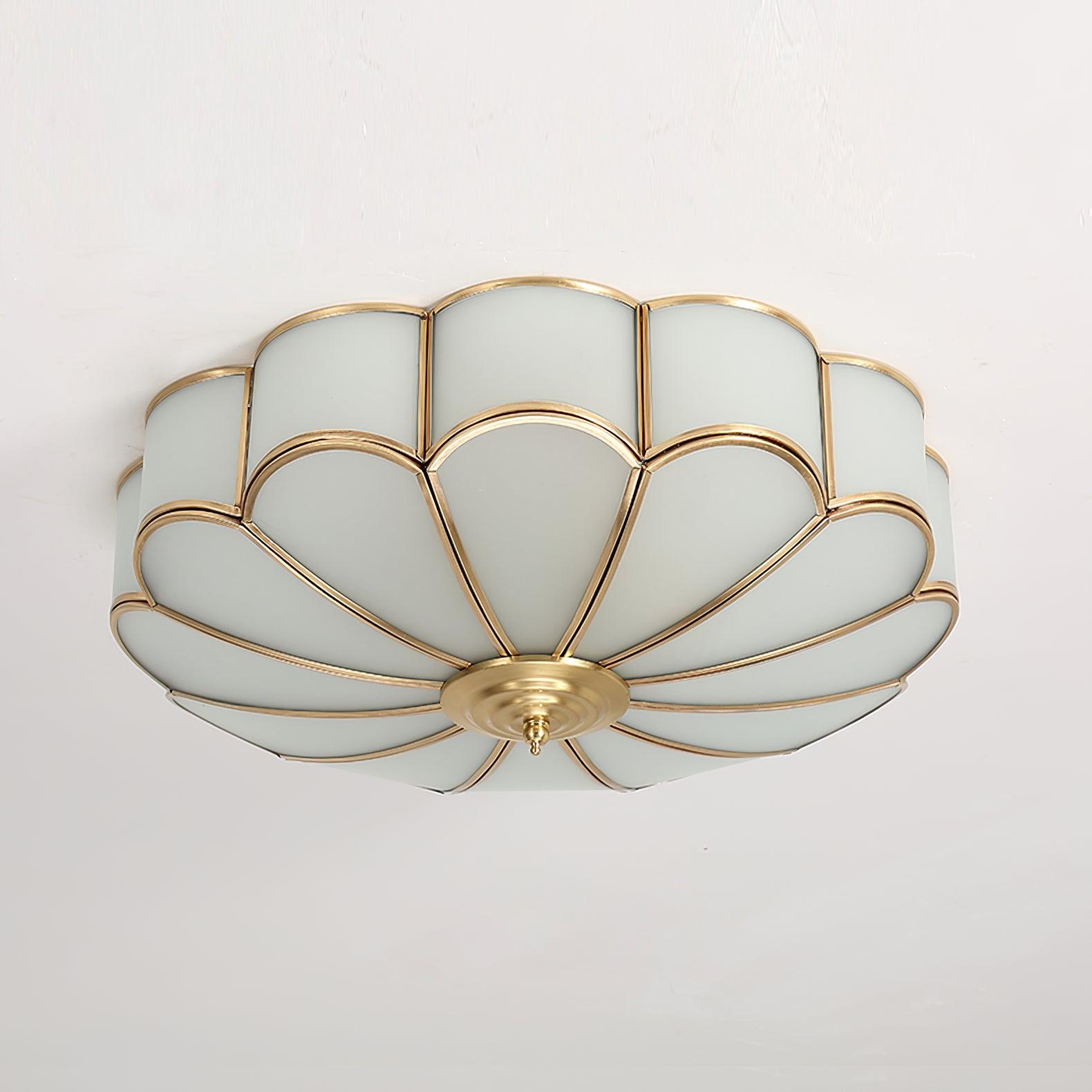 elegant-flower-shape-glass-flush-mount-ceiling-light-brass-floral-lighting-fixture