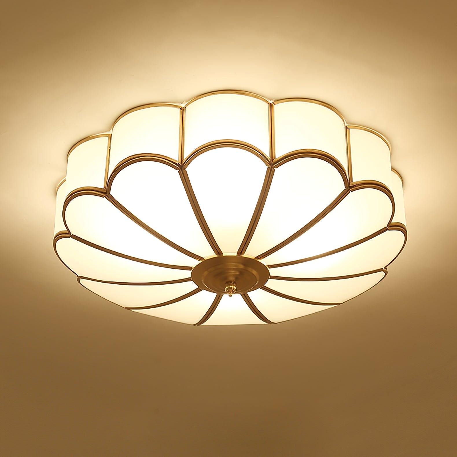 elegant-flower-shape-glass-flush-mount-ceiling-light-brass-floral-lighting-fixture