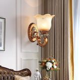 elegant-resin-flower-wall-sconce-lighting-with-vintage-beige-glass-shade