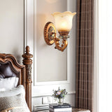 elegant-resin-flower-wall-sconce-lighting-with-vintage-beige-glass-shade