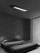 Modern Minimalist Organic Flowing Cloud LED Ceiling Light with Wood Frame and Acrylic Diffuser