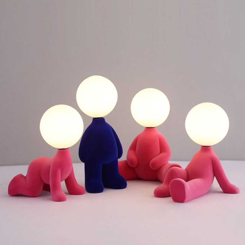 modern-pink-plush-character-table-lamp-unique-animal-resin-led-bedside-light-for-kids-room