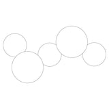 Modern Geometric Disc LED Wall Sconce Minimalist Circular Indirect Lighting Fixture