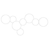 Modern Geometric Disc LED Wall Sconce Minimalist Circular Indirect Lighting Fixture