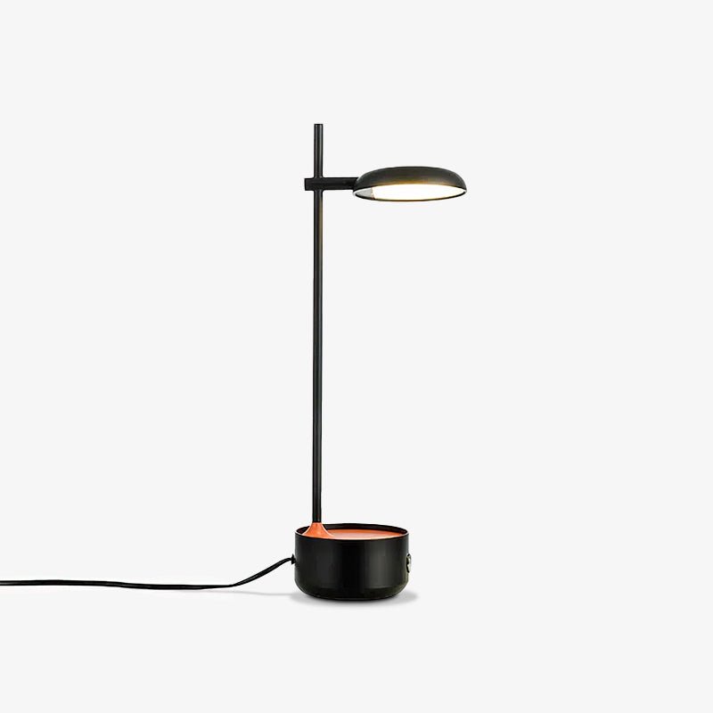 Focal Adjustable LED Desk Lamp with Storage Base and Rotating Head