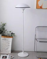 Fontana Modern Standing Lamp with Saucer Shade and Metal Pole for Ambient Lighting