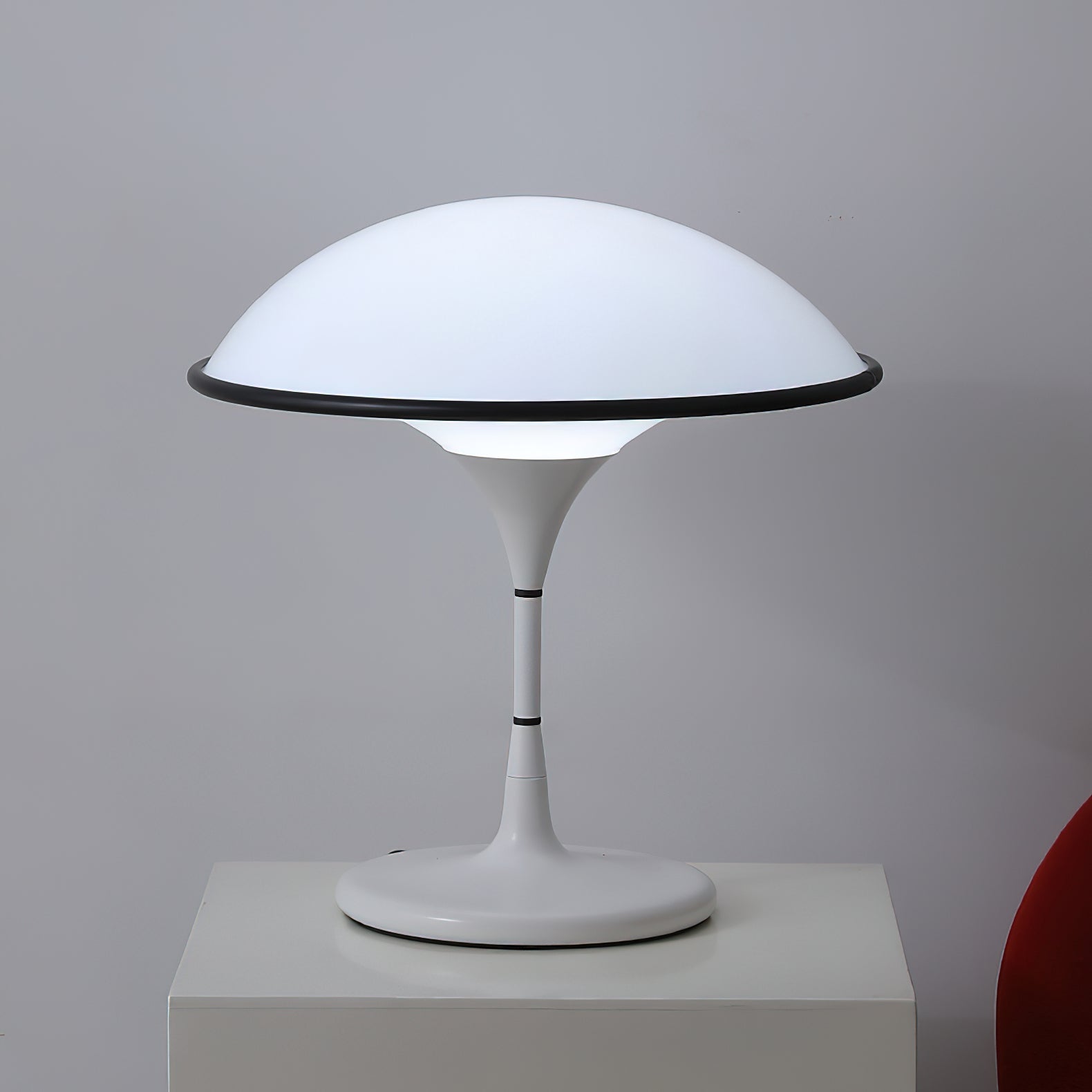Modern Fontana Dome Table Lamp Retro Minimalist Metal Desk Light for Bedroom Office Living Room