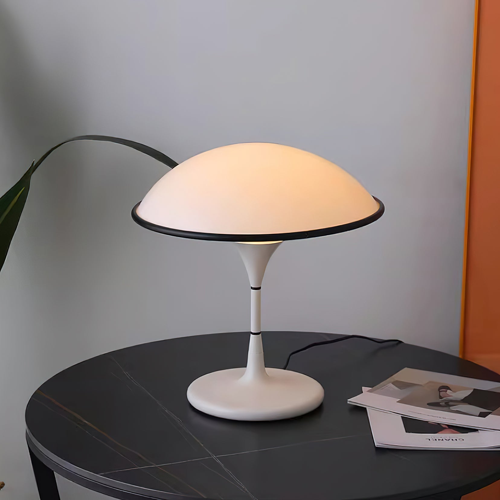 Modern Fontana Dome Table Lamp Retro Minimalist Metal Desk Light for Bedroom Office Living Room