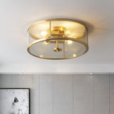 franklin-industrial-brass-and-glass-flush-mount-ceiling-light-for-entryways-and-dining-rooms