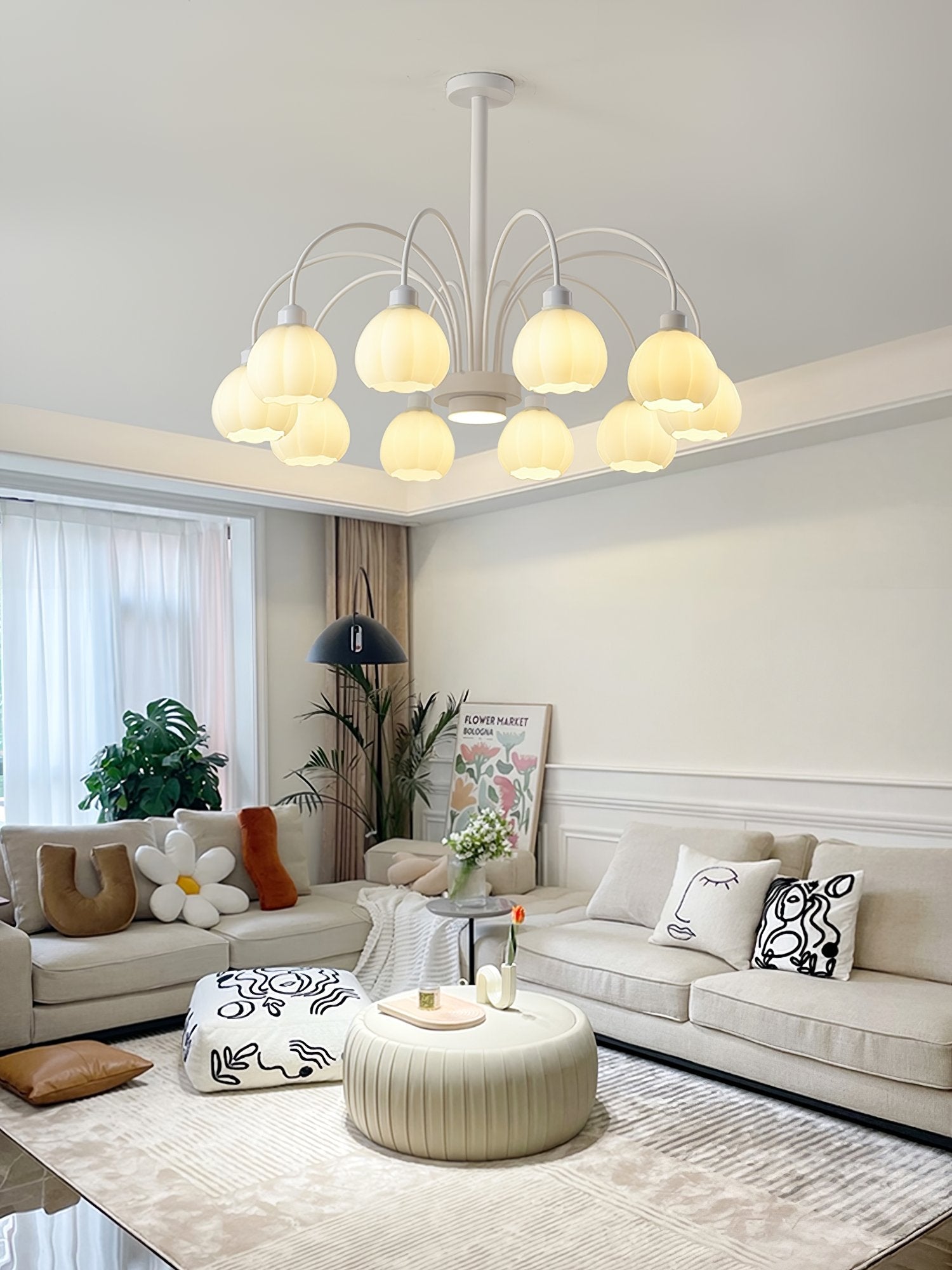 french-cream-bud-chandelier-modern-flower-pendant-multi-arm-ceiling-light-for-living-room