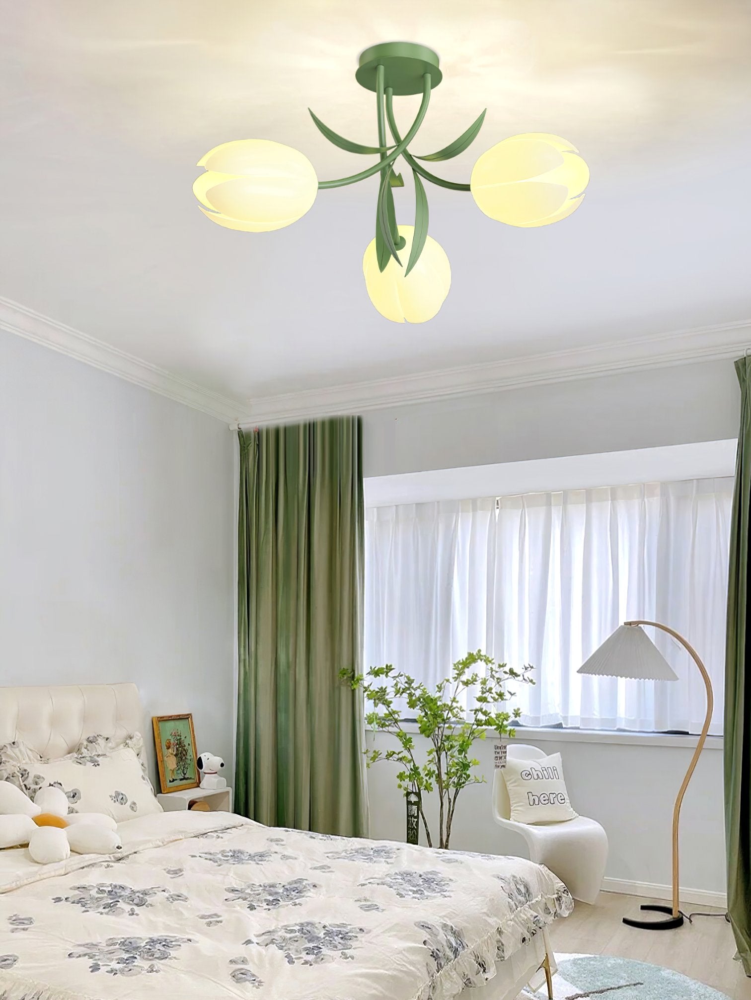 cream-orchid-flower-petal-ceiling-light-fixture-with-pe-rotomoulding-shade-for-modern-home-decor