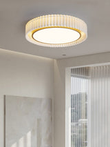 elegant-french-pastoral-pleated-fabric-flush-mount-led-ceiling-light-for-farmhouse-style-home-decor