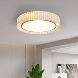 elegant-french-pastoral-pleated-fabric-flush-mount-led-ceiling-light-for-farmhouse-style-home-decor