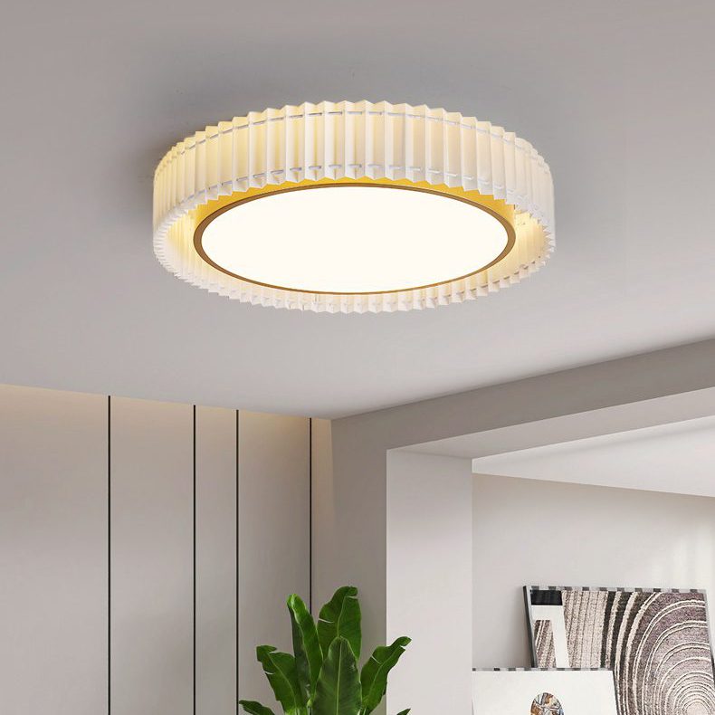 elegant-french-pastoral-pleated-fabric-flush-mount-led-ceiling-light-for-farmhouse-style-home-decor