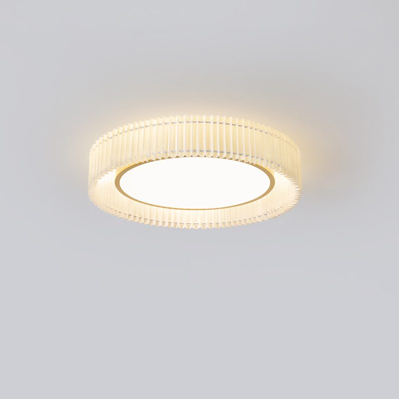 elegant-french-pastoral-pleated-fabric-flush-mount-led-ceiling-light-for-farmhouse-style-home-decor