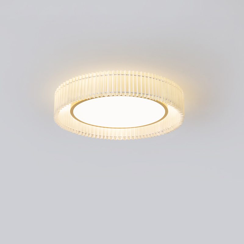 elegant-french-pastoral-pleated-fabric-flush-mount-led-ceiling-light-for-farmhouse-style-home-decor