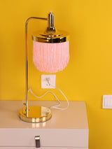 modern-nordic-tassel-fringe-table-lamp-with-pink-skirt-and-copper-metal-base