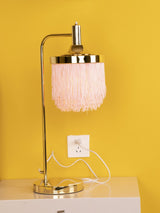 modern-nordic-tassel-fringe-table-lamp-with-pink-skirt-and-copper-metal-base