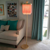 modern-nordic-tassel-fringe-table-lamp-with-pink-skirt-and-copper-metal-base