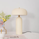 Modern Ceramic Mushroom Table Lamp Fungi Glow Bedside Light for Bedroom and Living Room