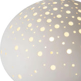 Modern Fungo White Ceramic Mushroom Table Lamp for Bedroom and Elegant Office Lighting Decor